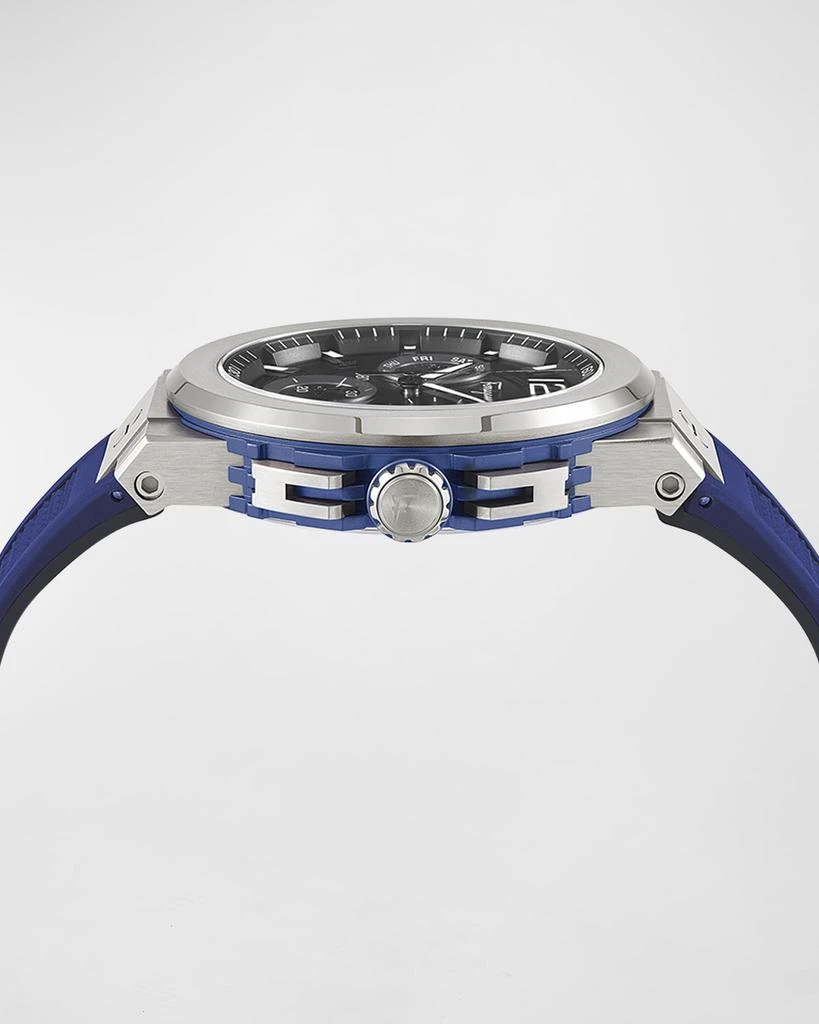 商品Salvatore Ferragamo|Men's F-80 Titanium Silicone Watch, 44mm,价格¥7399,第3张图片详细描述