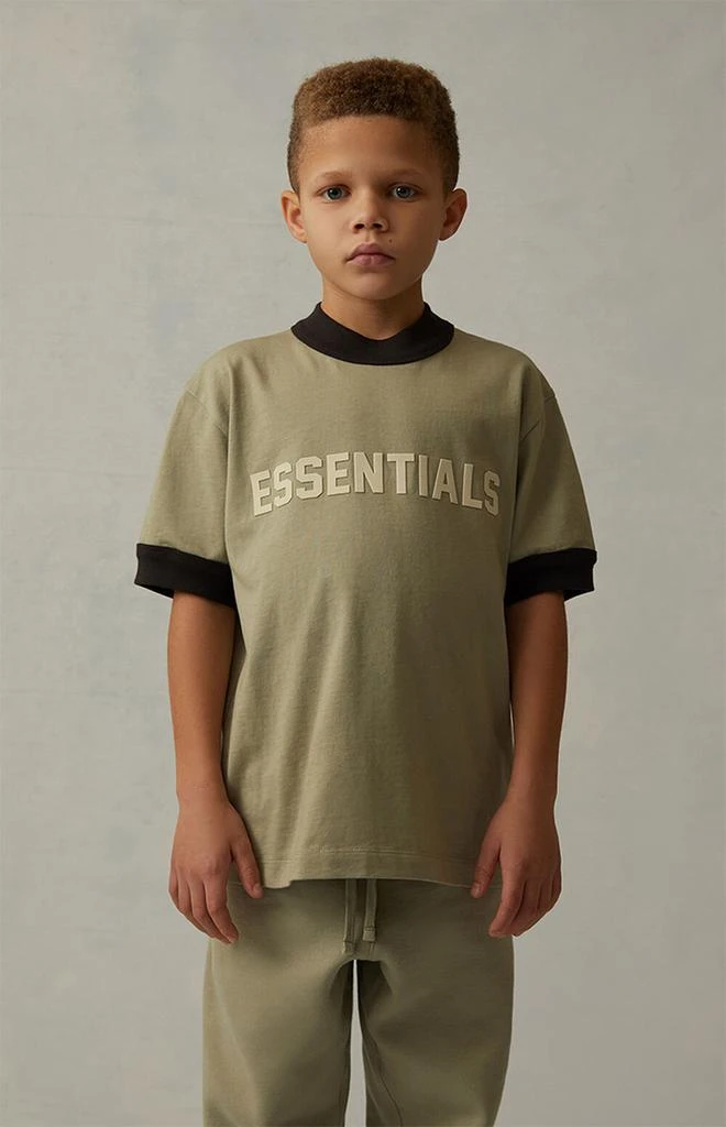 商品Essentials|Sea Foam Ringer T-Shirt,价格¥124,第2张图片详细描述