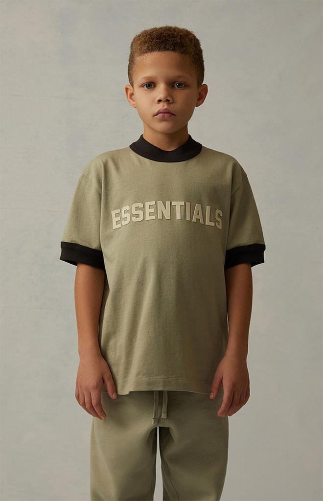 商品Essentials|Sea Foam Ringer T-Shirt,价格¥106,第4张图片详细描述
