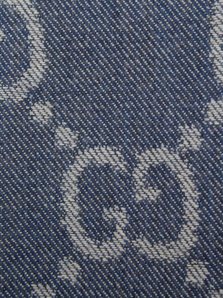 商品Gucci|GG logo-jacquard wool scarf,价格¥3159,第2张图片详细描述
