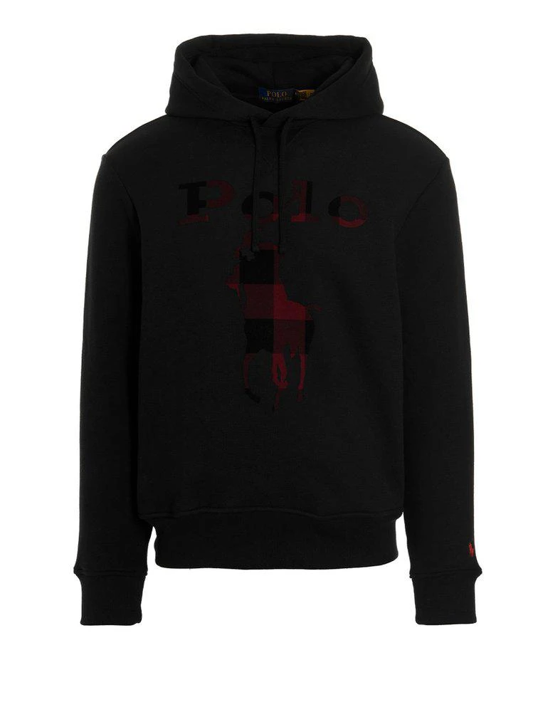 商品Ralph Lauren|Polo Ralph Lauren Logo Embroidered Straight Hem Hoodie,价格¥794,第1张图片