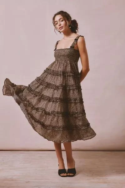 商品Sister Jane|Sister Jane Lisette Leopard Print Midi Dress,价格¥601,第2张图片详细描述