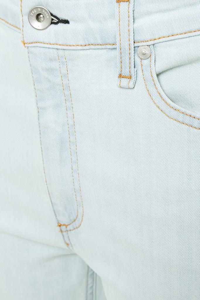 Cropped distressed high-rise skinny jeans商品第4张图片规格展示