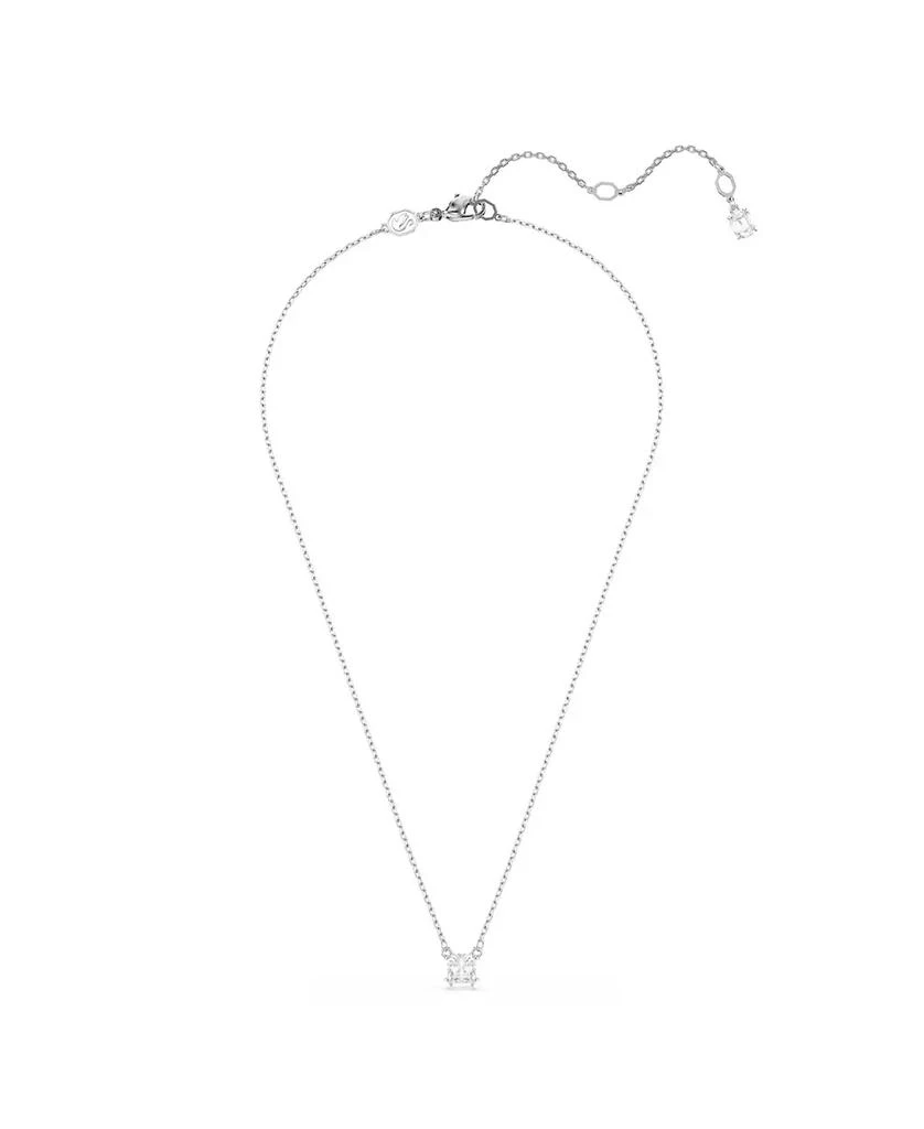 商品Swarovski|Stilla Pendant Square Cut, White, Necklace,价格¥623,第2张图片详细描述