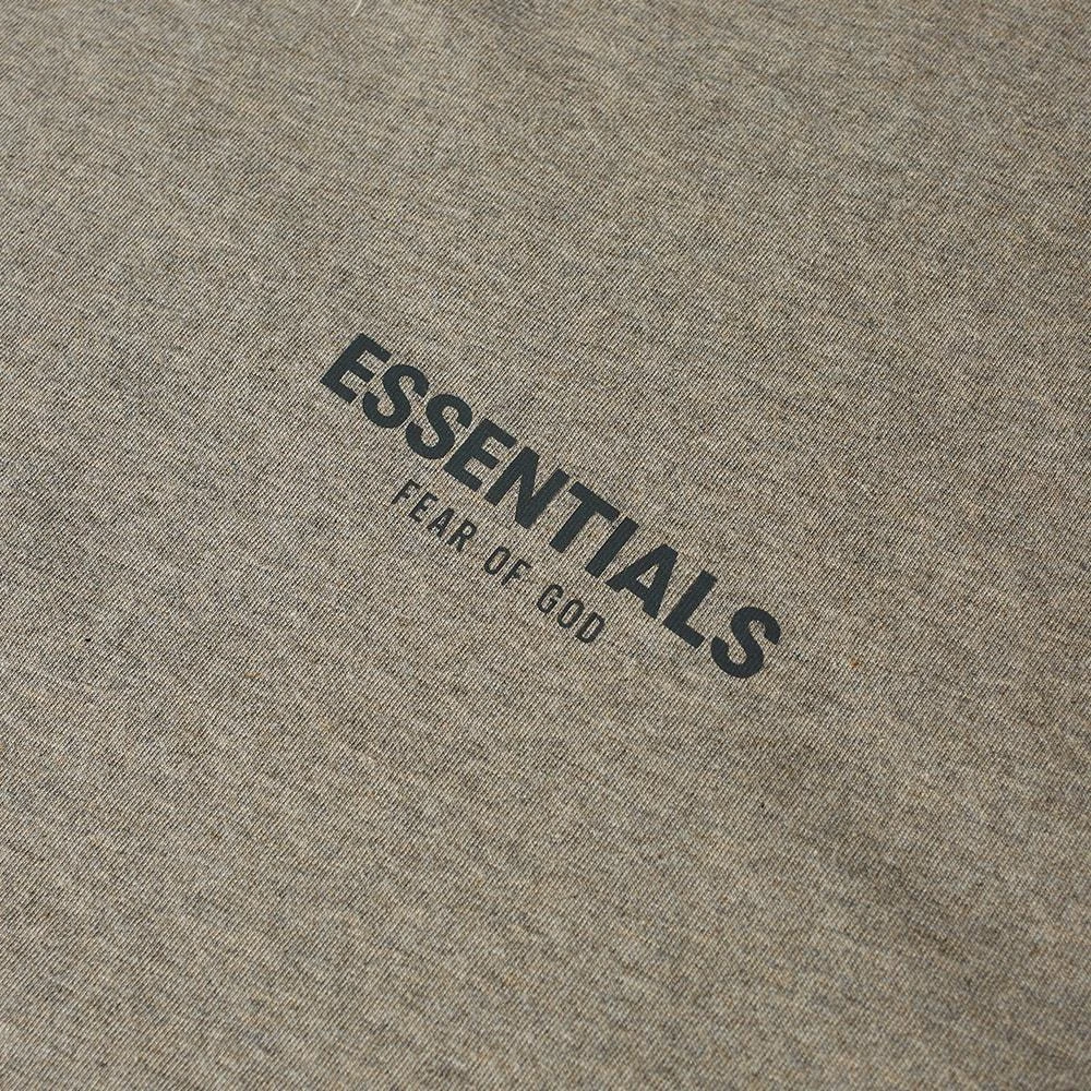 商品Essentials|Fear of God ESSENTIALS Long Sleeve Summer Core T-Shirt - Dark Heather Oatmeal,价格¥441,第3张图片详细描述