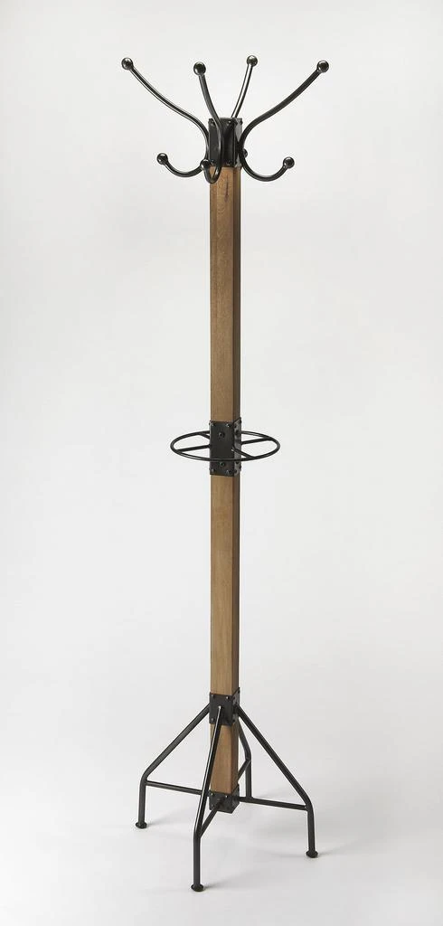 商品Homezia|Logan Square Rustic Brown Coat Rack Tree,价格¥3435,第4张图片详细描述
