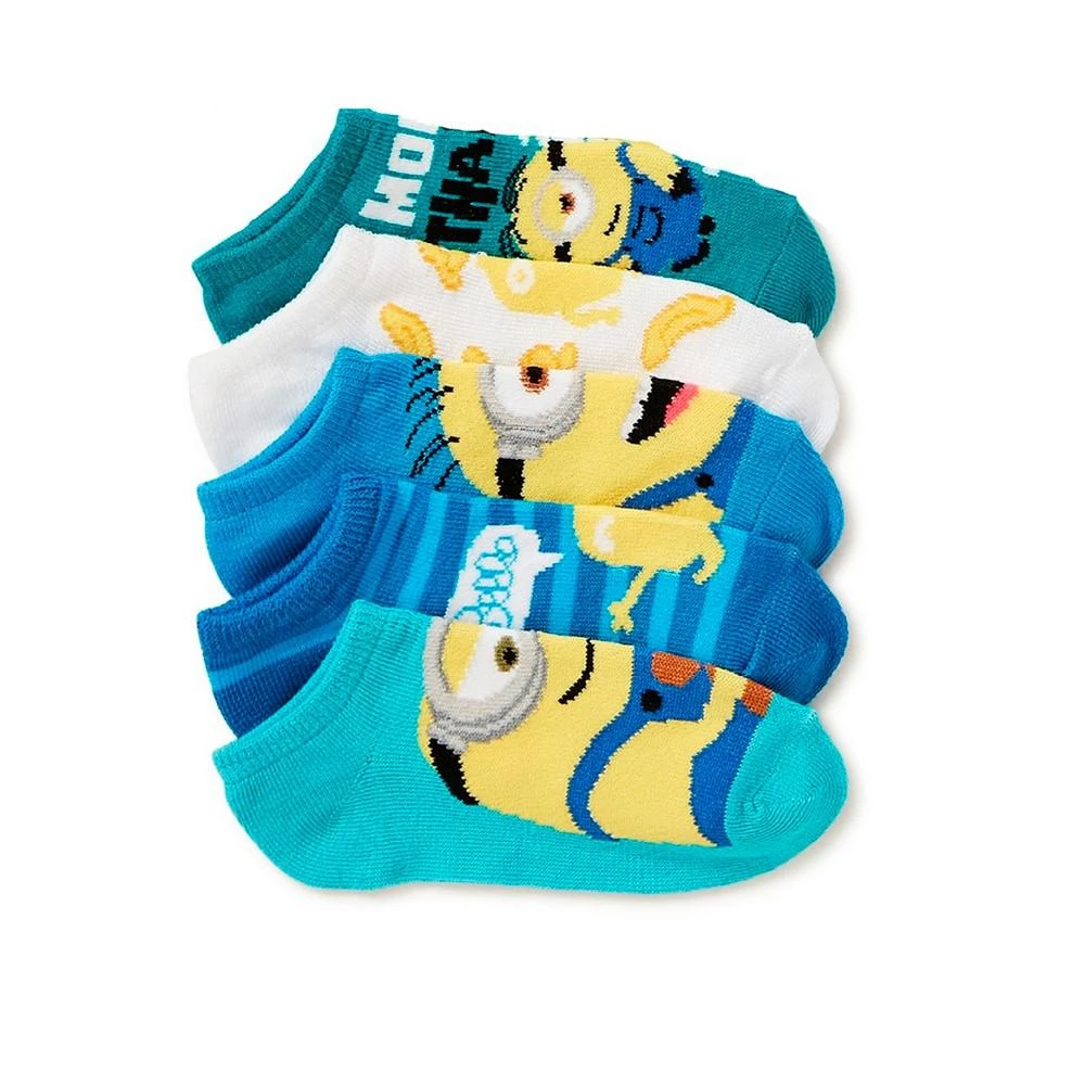 商品Despicable Me|No-Show Socks, 5-Pack, Little Boys & Big Boys,价格¥53,第1张图片