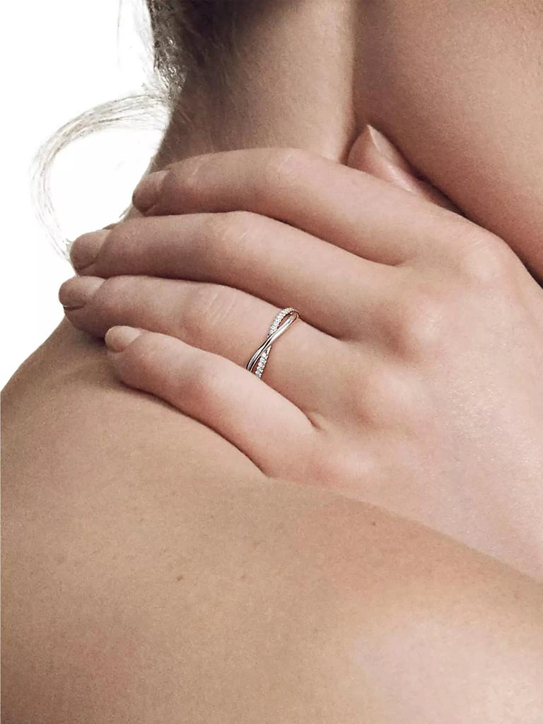 商品David Yurman|Infinity Band Ring in Platinum,价格¥15736,第3张图片详细描述