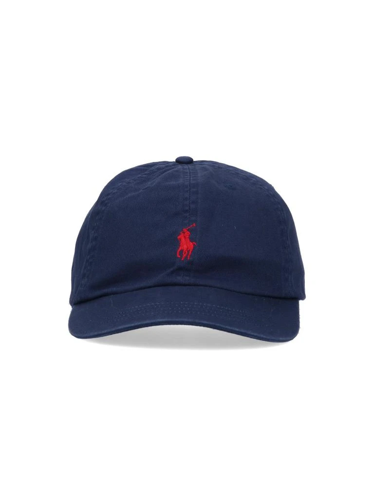 商品Ralph Lauren|Polo Ralph Lauren Logo Embroidered Curved Peak Baseball Cap,价格¥315,第1张图片