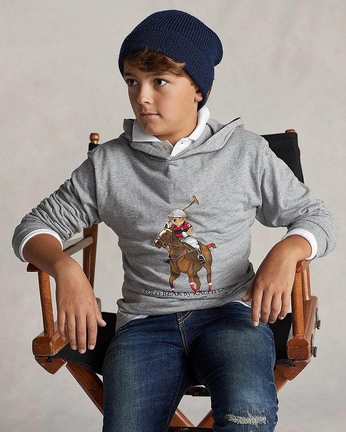 Boys' Polo Bear Cotton Hooded Tee - Little Kid, Big Kid 商品