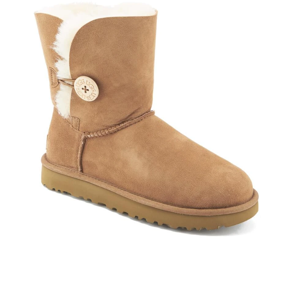 商品UGG|UGG WOMEN'S BAILEY BUTTON II SHEEPSKIN BOOTS - CHESTNUT,价格¥1056,第2张图片详细描述