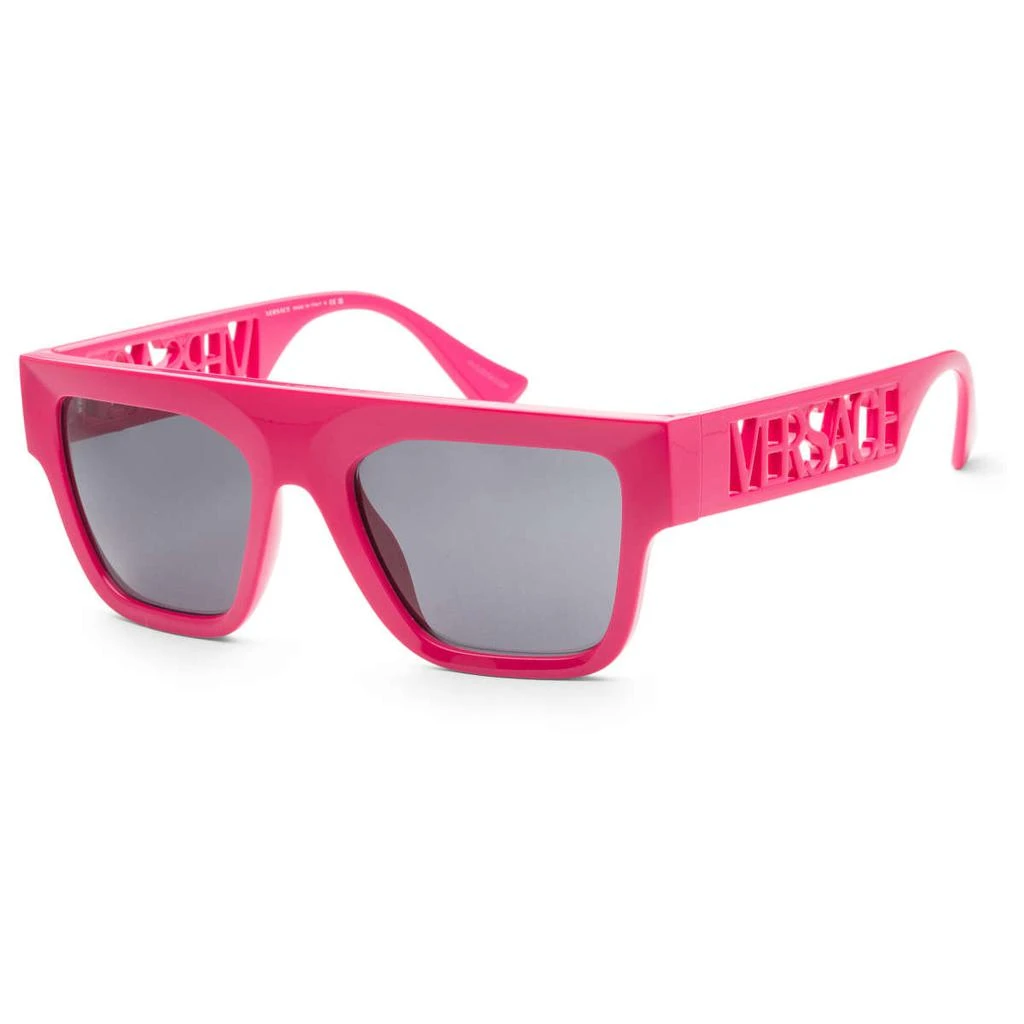 商品Versace|Versace Men's Pink Browbar Sunglasses,价格¥683,第1张图片