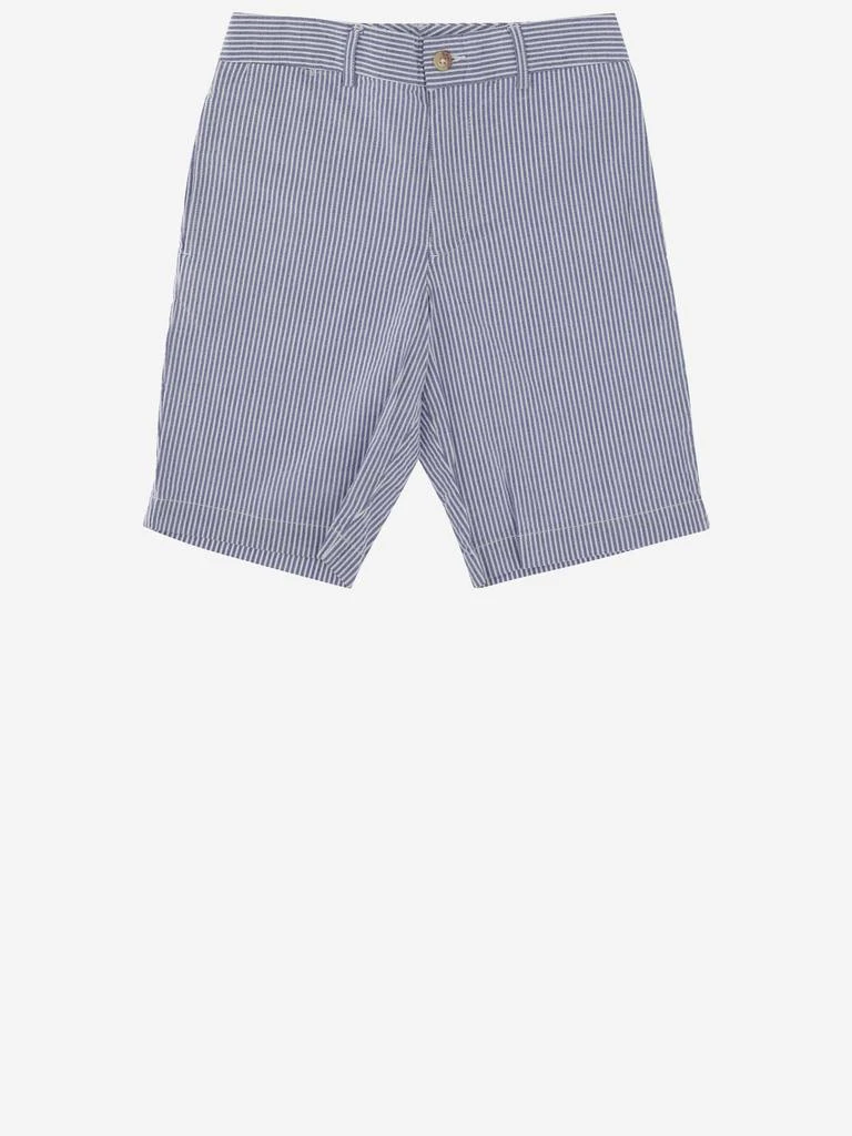 商品Ralph Lauren|Striped Stretch Cotton Short Pants,价格¥1090,第1张图片