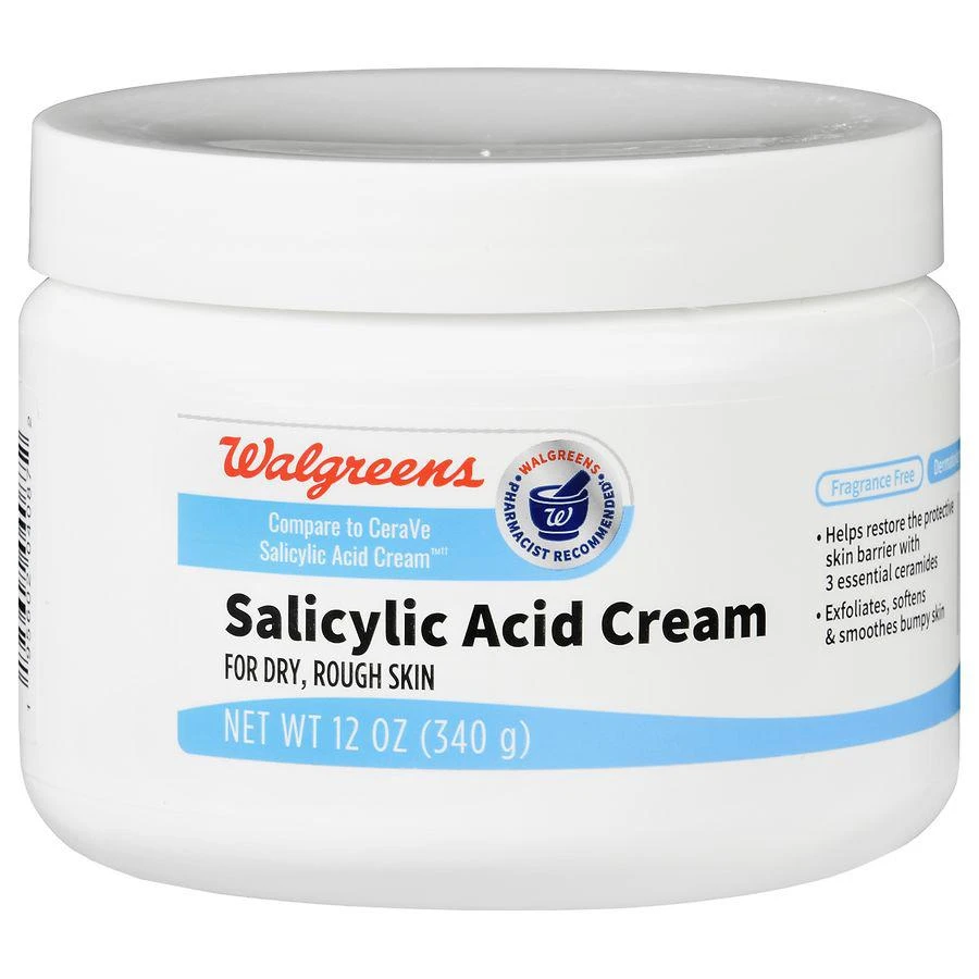 商品Walgreens|Salicylic Acid Cream Fragrance Free,价格¥38,第1张图片