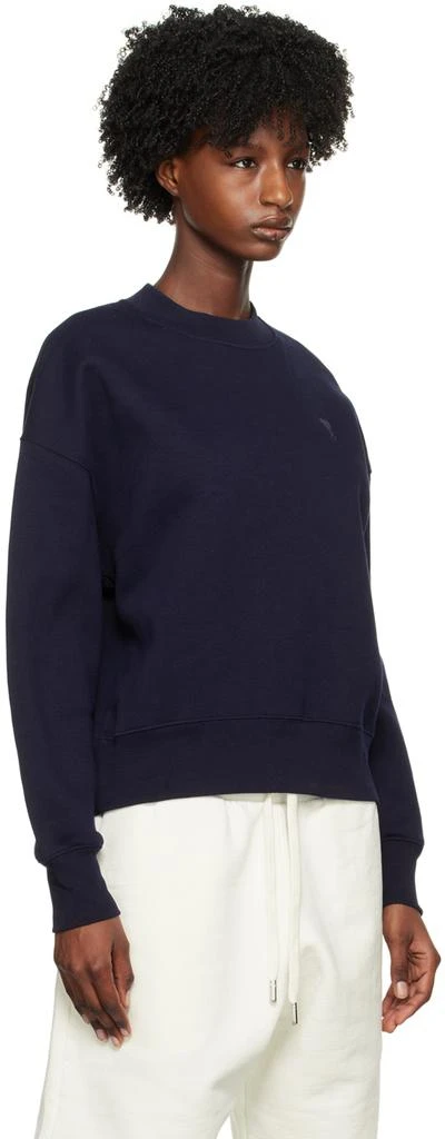 商品AMI|Navy Ami de Cœur Sweatshirt,价格¥1176,第2张图片详细描述