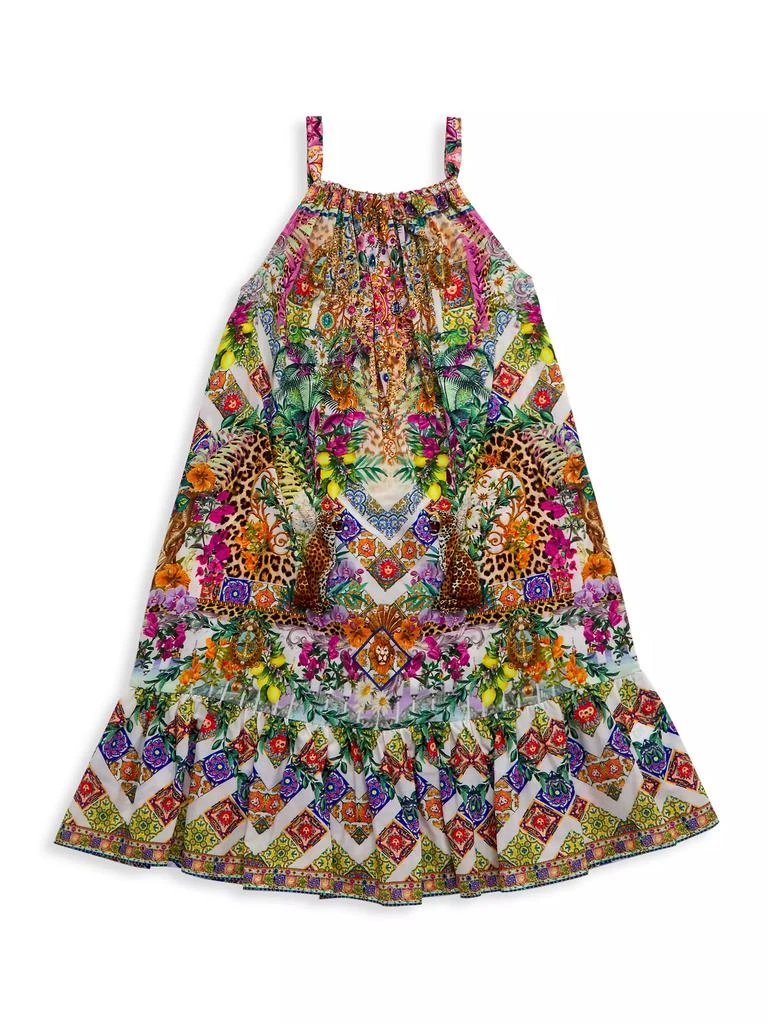 商品Camilla|Little Girl's &amp; Girl's Printed Frill-Trim Dress,价格¥1126,第1张图片