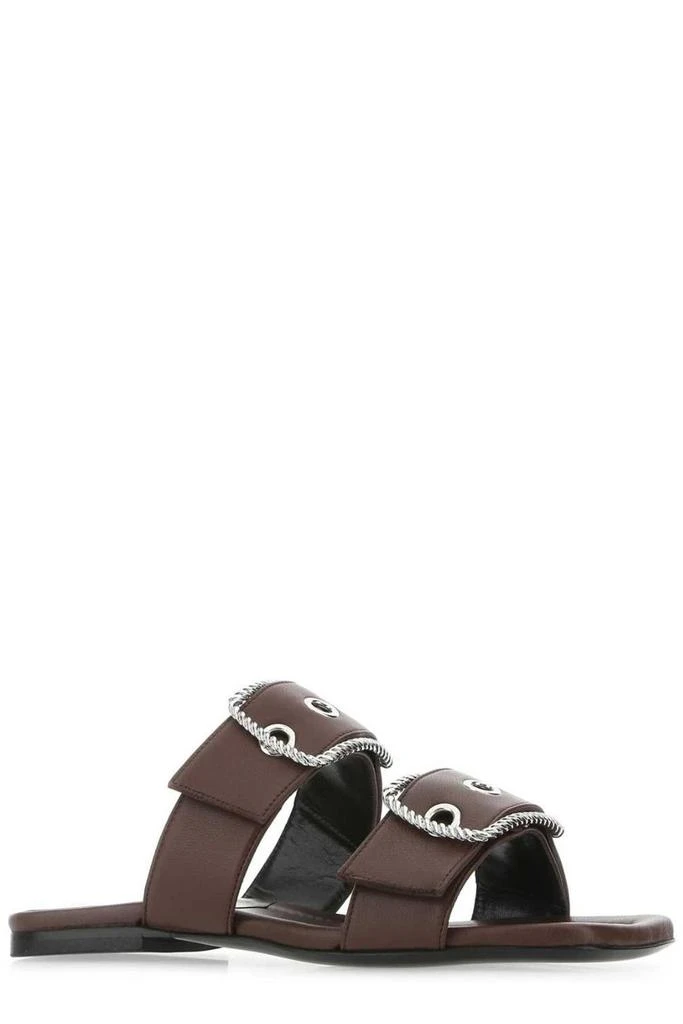 商品by FAR|By Far Saba Double-Buckle Flat Sandals,价格¥1360,第2张图片详细描述