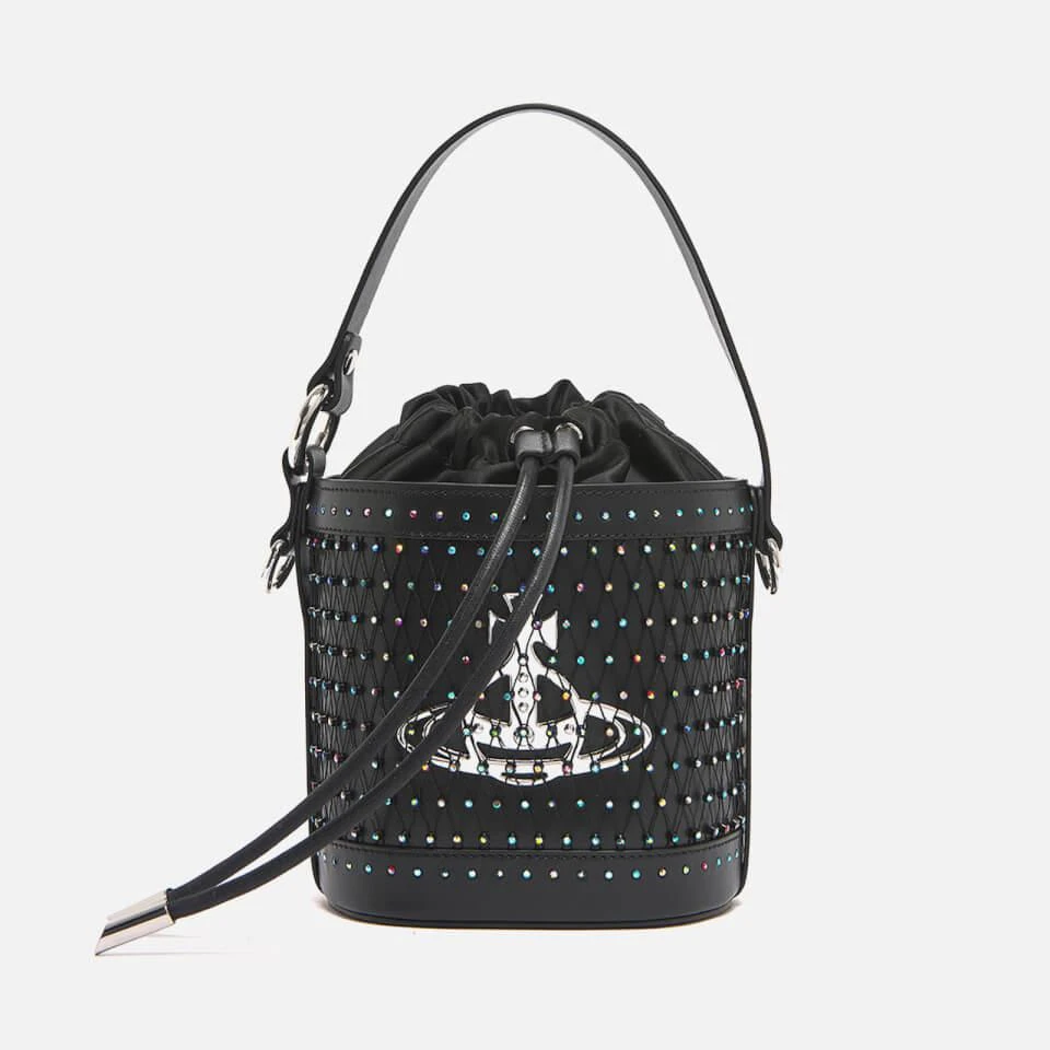 商品Vivienne Westwood|Vivienne Westwood Daisy Leather Drawstring Bucket Bag,价格¥2746,第1张图片