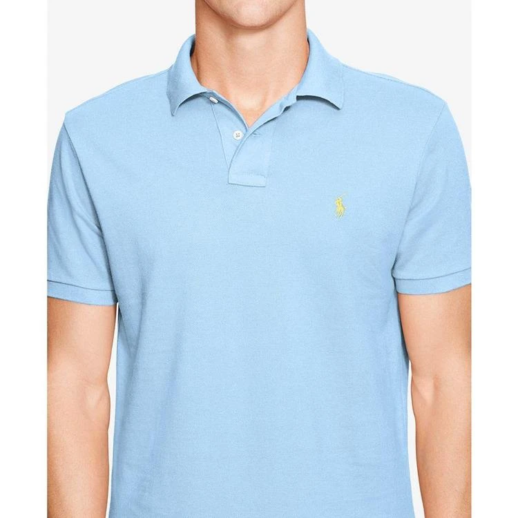 Men's Slim-Fit Cotton Mesh Polo Shirt 商品