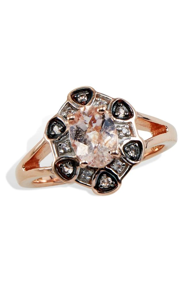 商品Savvy Cie Jewels|14K Rose Vermeil Morganite 1.13Gtw Ring,价格¥396,第1张图片