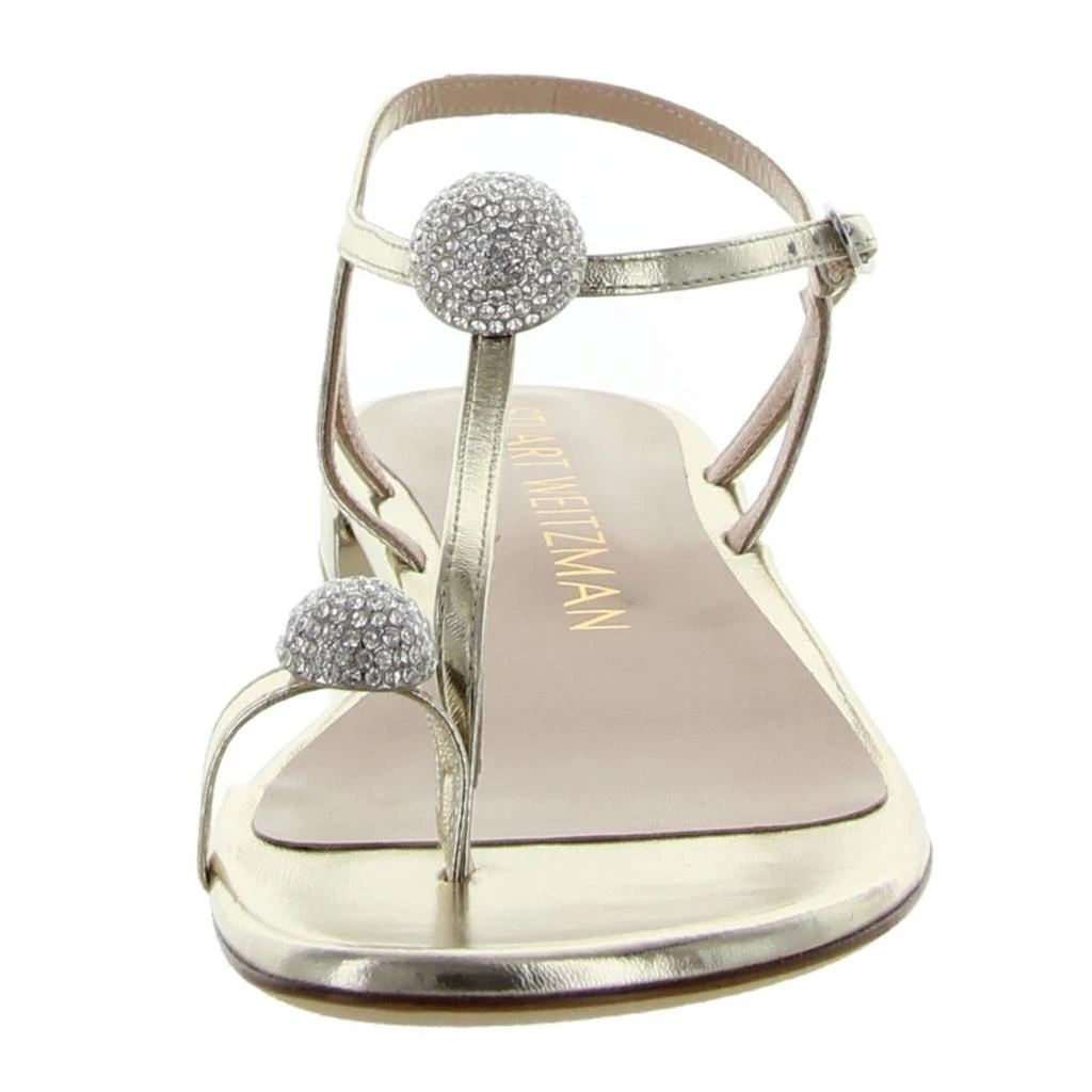 商品Stuart Weitzman|Stuart Weitzman Womens Balls Of Fire Leather Dressy Slingback Sandals,价格¥998,第3张图片详细描述