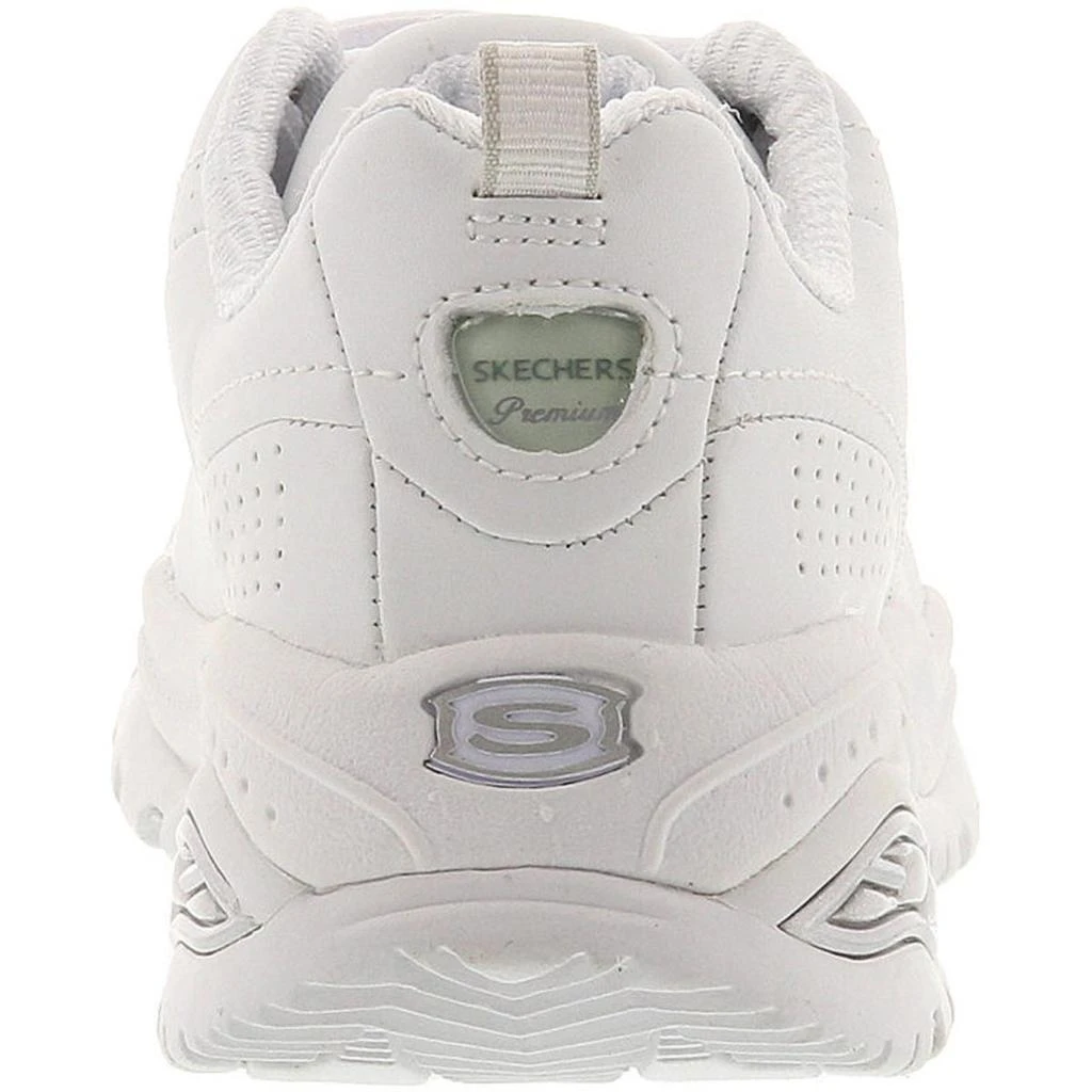 商品SKECHERS|Skechers Womens Premium Leather Gym Walking Shoes,价格¥321,第4张图片详细描述