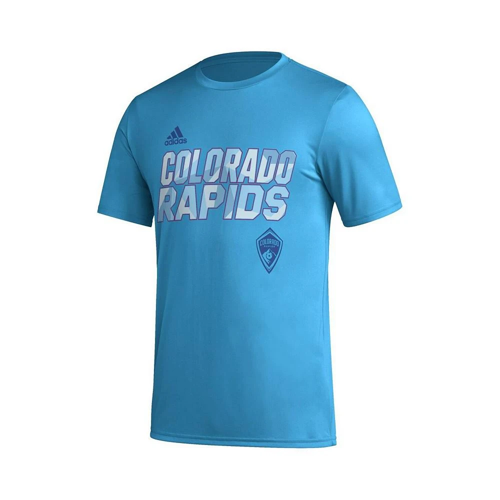 商品Adidas|Men's Sky Blue Colorado Rapids Team Jersey Hook AEROREADY T-shirt,价格¥293,第2张图片详细描述