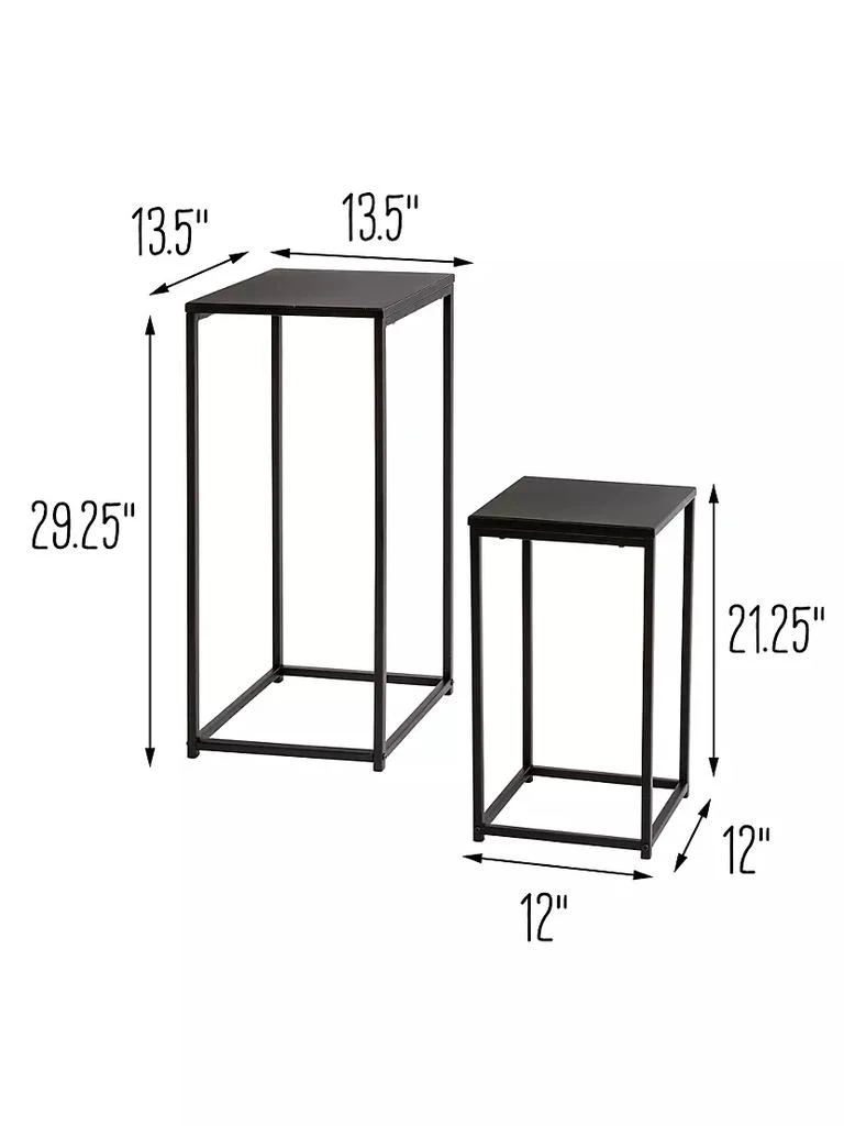 Square Side Tables 2-Piece Set 商品