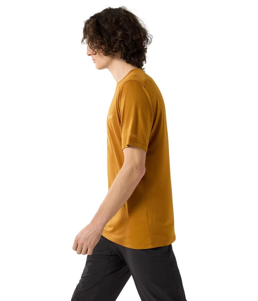 商品Arc'teryx|Arc'teryx Ionia Merino Wool Logo Shirt SS Men's | Soft Merino-Blend Performance Tee,价格¥535,第2张图片详细描述