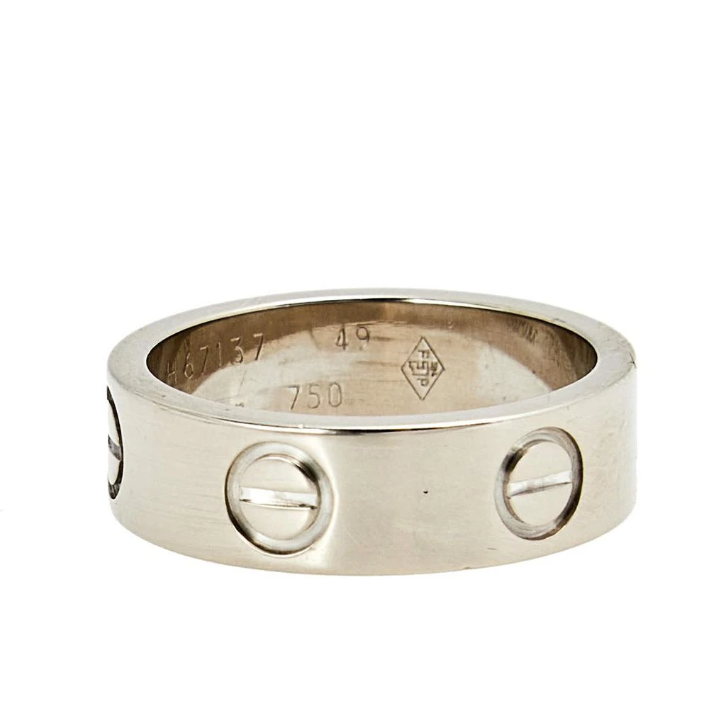 商品[二手商品] Cartier|Cartier Love 18K White Gold Ring Size 49,价格¥7888,第2张图片详细描述