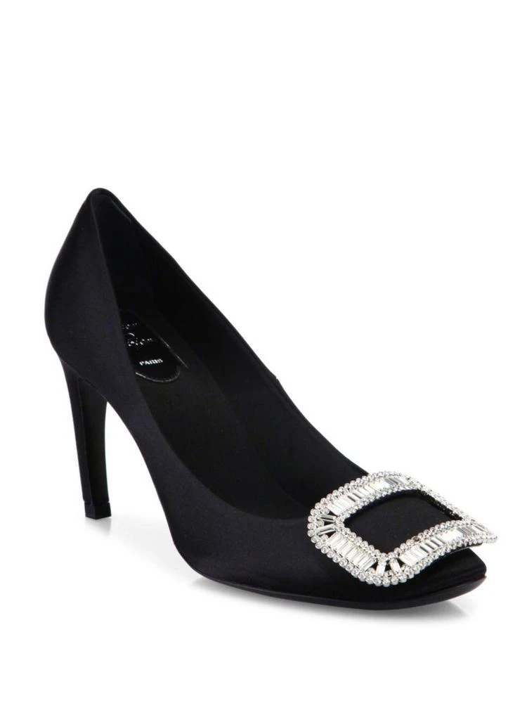 商品Roger Vivier|Belle De Nuit Buckle Detailed Pumps,价格¥13140,第1张图片