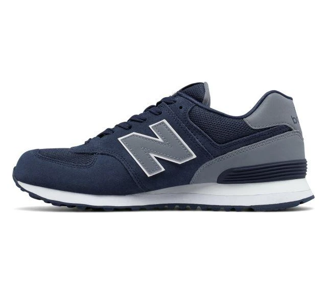 商品New Balance|574 经典蓝灰色休闲鞋,价格¥253,第2张图片详细描述