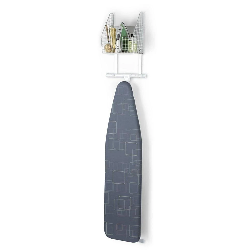 Wall Mount Single Basket with Ironing Board Holder 商品