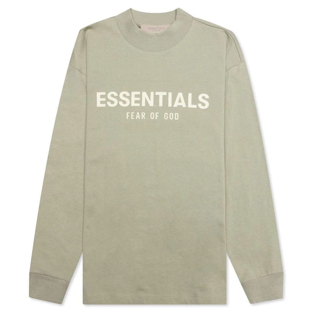 商品Essentials|Fear of God Essentials Kid's L/S Tee - Seafoam,价格¥206,第1张图片