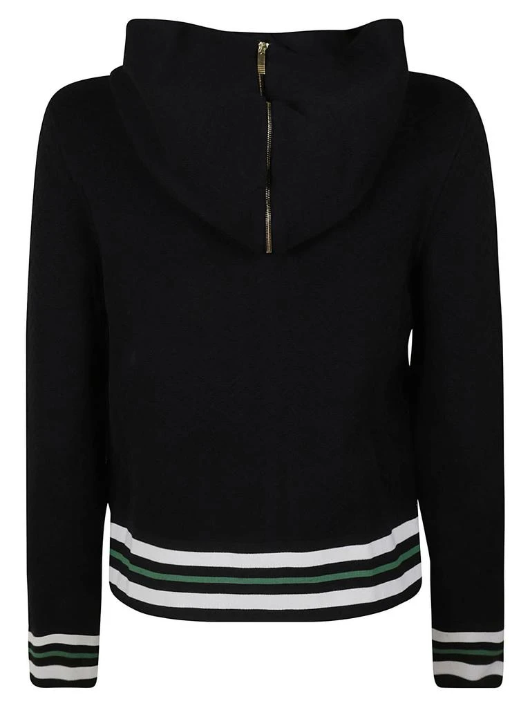 商品Thom Browne|Thom Browne Cricket Stripe Rib Trim Varsity Zip Hoodie,价格¥5041,第2张图片详细描述