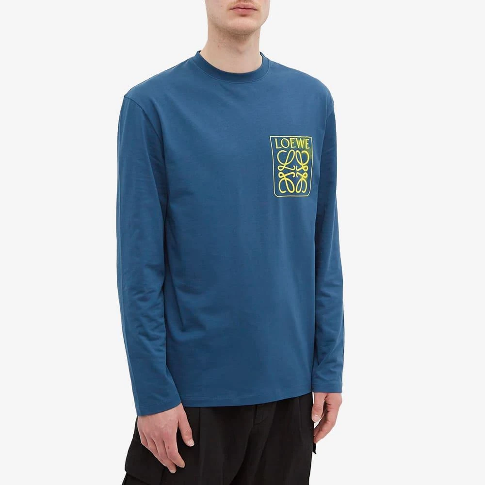 商品Loewe|Loewe Long Sleeve Anagram Fake Pocket T-Shirt,价格¥2985,第2张图片详细描述