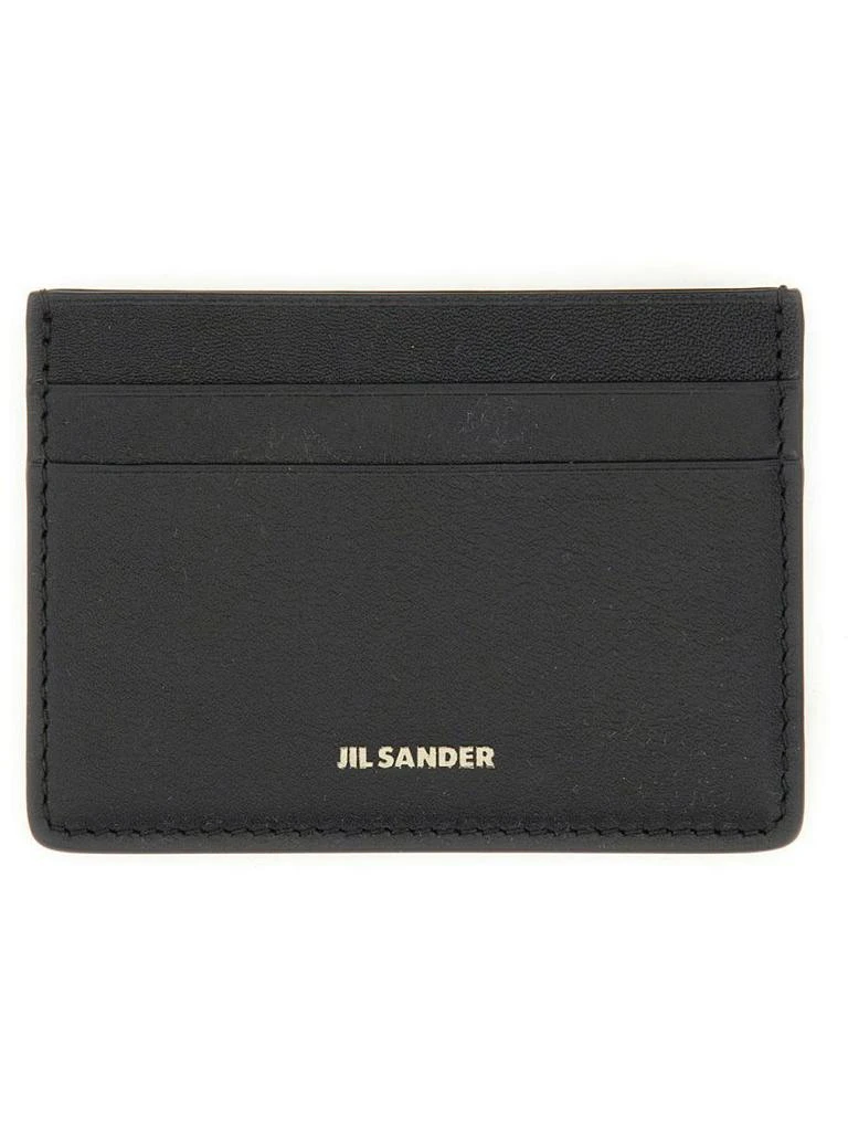 商品Jil Sander|Jil Sander Card Holder With Logo in Black,价格¥1176,第1张图片