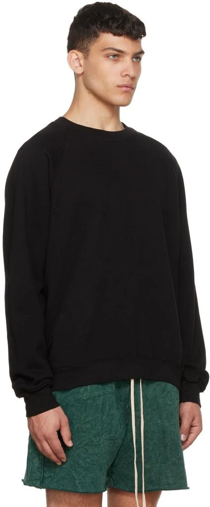 商品Les Tien|Black Cotton Sweatshirt,价格¥518,第2张图片详细描述