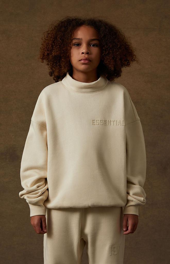 商品Essentials|Egg Shell Mock Neck Sweatshirt,价格¥409,第4张图片详细描述