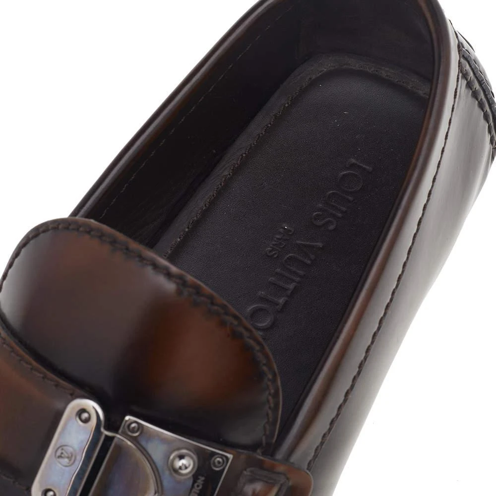 Louis Vuitton Two Tone Leather Lombok Slip On Loafers Size 41.5 商品