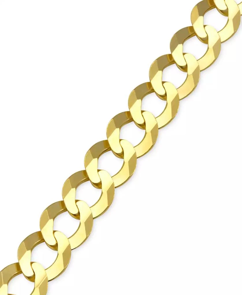 商品Macy's|Cuban Chain Link Bracelet in 10k Gold,价格¥13167,第2张图片详细描述