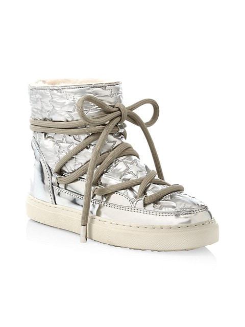 商品INUIKII|Bomber Star Metallic Sneaker Boots,价格¥2790,第4张图片详细描述