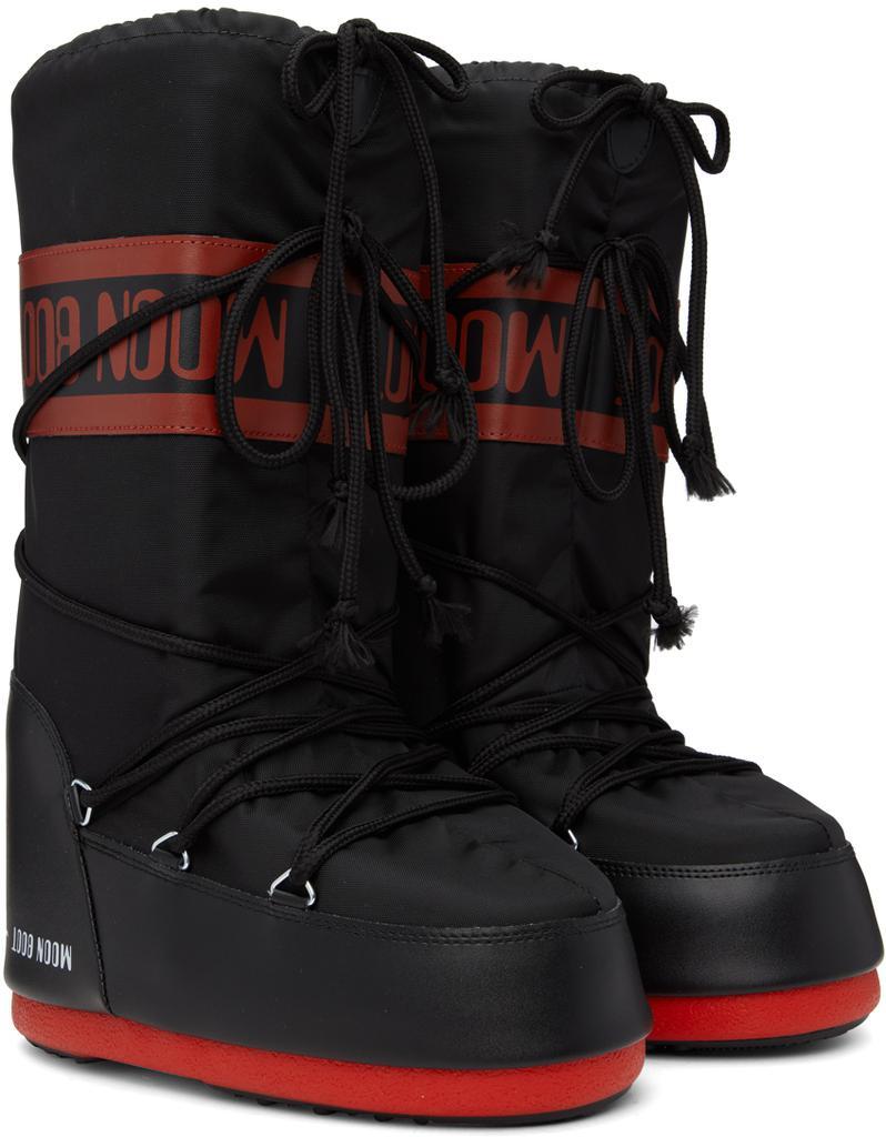 商品Moon Boot|Black & Red Stranger Things Upside Down Boots,价格¥1653,第6张图片详细描述