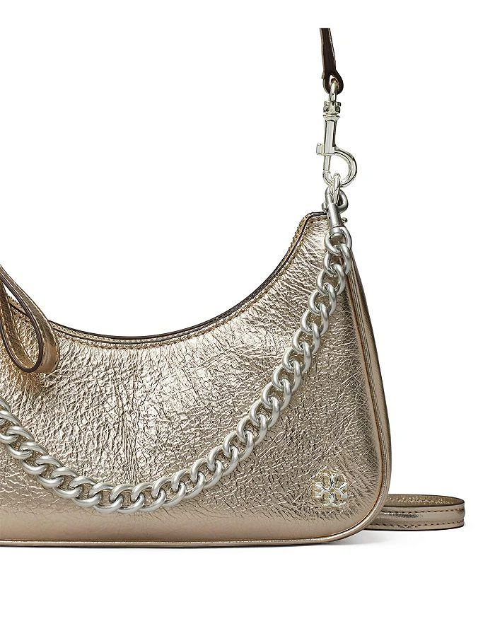 商品Tory Burch|151 Mercer Metallic Small Crescent Bag,价格¥1563,第4张图片详细描述