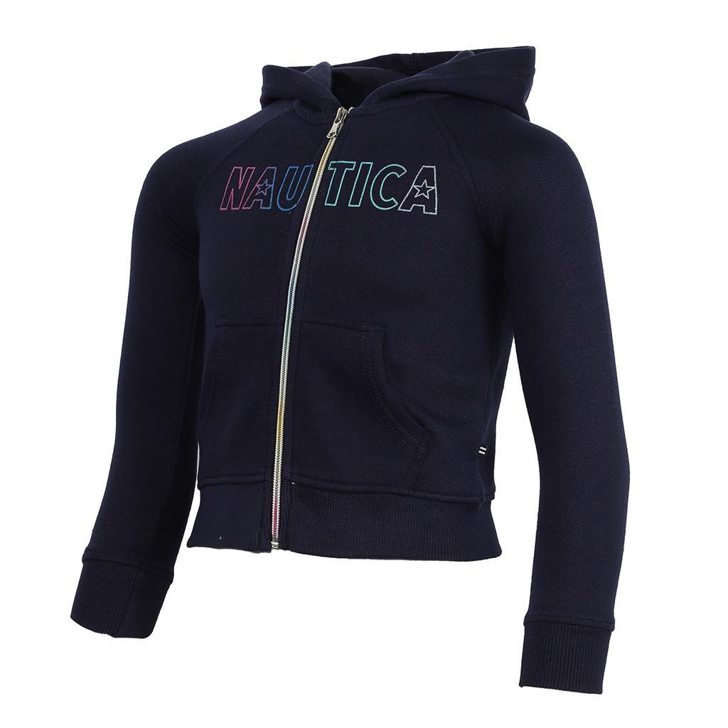 商品Nautica|Nautica Girl's Ombre Zip Up Hoodie,价格¥233-¥241,第5张图片详细描述