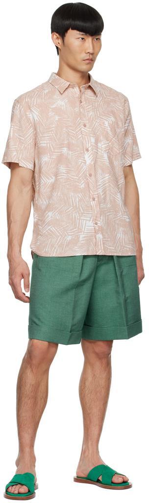 商品Vince|米色亚麻衬衫,价格¥2133,第6张图片详细描述