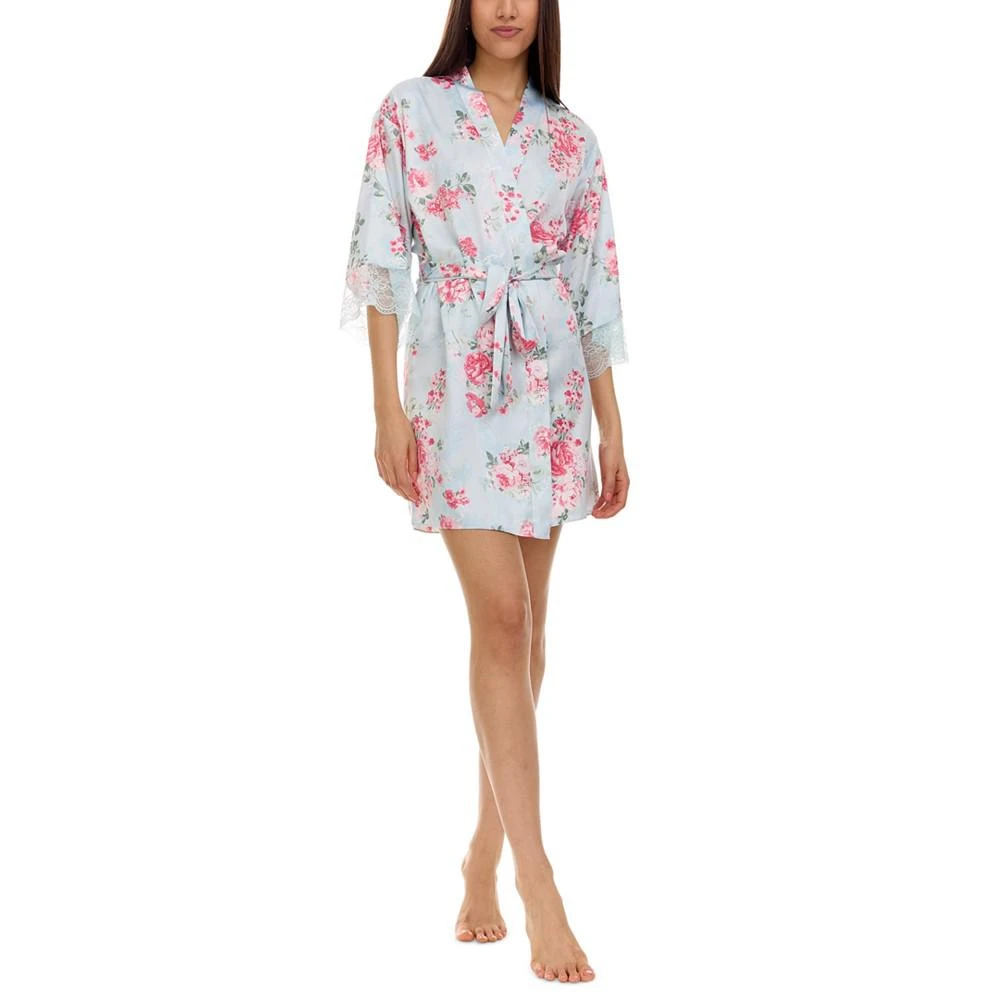 商品Flora Nikrooz|Nari Charmeuse Chemise & Robe Travel Set,价格¥89,第4张图片详细描述