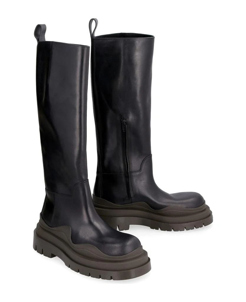 商品Bottega Veneta|Tire Leather Boots,价格¥8366,第2张图片详细描述