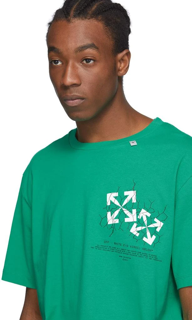 商品Off-White|Green Fence Arrows T-Shirt,价格¥1757,第4张图片详细描述