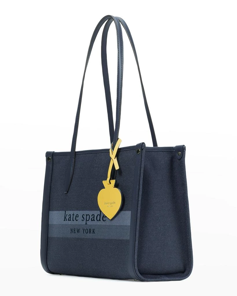 商品Kate Spade|market medium denim tote bag,价格¥1781,第3张图片详细描述